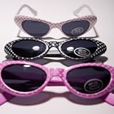 Polka Dot Cat Eye Sunglasses by Century Novelty