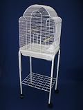 Brand New Bird Cage Cages 17x12x47 With Stand 1704Wht/S