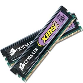 Corsair XMS2 4 GB (2 X 2 GB) PC2-6400 800 MHz 240-PIN DDR2 Dual-Channel Memory Kit - TWIN2X4096-6400C5