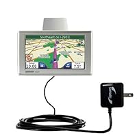 Gomadic High Output Home Wall AC Charger for the Garmin Nuvi 780 with Power Sleep technology - Intelligently designed with Gomadic TipExchange