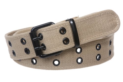 BELTISCOOL Double Hole Grommets Canvas Web Belt
