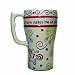 Caffeine Makes Me All A Flutter, Ceramic Travel Mug