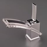Thumbnail image for Unique Rectangle Handle Bathroom Vessel Sink Faucet, Chrome
