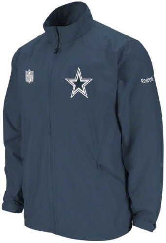 Reebok Dallas Cowboys Big & Tall Sideline Static Storm Lightweight Jacket 4 XLARGE