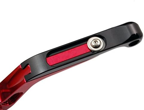 Motorstar Motorcycle Dirt Bike CNC Billet Sport Adjustable Extendable Long Length Style Brake &amp; Clutch Levers Set Red Fit For KAWASAKI Z1000SX/NINJA 1000/Tourer 2011-2012 (K-828/F-88)
