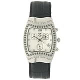 Lucien Piccard Women's 27048WH Black and White Diamond Watch