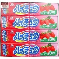 Morinaga - Japanese Hi-Chew Strawberry Candy -- Choice of 1 Pack or 12 Packs