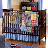 Espresso Mission Style Solid American Maple Crib - Crib (Espresso) 56 x 32 x 43h