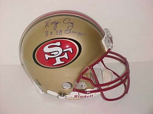 Roger Craig Hand Signed 49ers Proline Helmet with Inscription