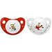 NUK 10176023 - NUK Silikon Beruhigungssauger (Schnuller) Janosch TRENDLINE ohne Ring, Gr��e 2 (6-18 Monate), BPA-frei, 2 St�ck, Farbe nicht frei w�hlbar