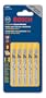 BOSCH U1BIF 3-Inch 14 TPI Bi-Metal U-Shank Laminate Flooring Jig Saw Blade - 5 Pack