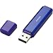 ELECOM USB�t���b�V�� NU 8GB PASS�Z�L�����e�B�@�\�t �u���[ MF-NU2A08GBU