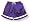 Purple/white