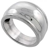 Sterling Silver Domed Ring