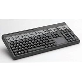 Cherry Advanced Performance Line LPOS G86-71400 - Keyboard - USB - 131 keys - touchpad - light gray - US