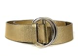 Prada Gold Leather Belt