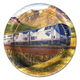Amtrak Train Dessert Plates