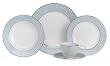 Mikasa Parchment Blue Fine China 5-Piece Placesetting, Service for 1