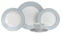 Mikasa Parchment Blue Fine China 5-Piece Placesetting, Service for 1