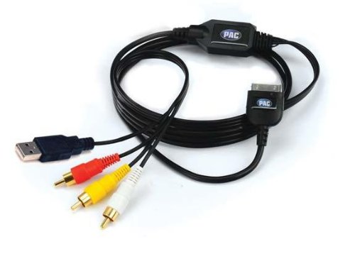 AAMP of America IC-PIOUSBAV USB Interface Cable for Pioneer AVIC-F700/F900BT with iPod Charger