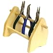 Jewelers Wood Plier Rack Wooden Tool Holder