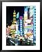Blurred Neon Lights at Night, Nanjing Dong Lu New Pedestrian Street, Nanjing Road, Shanghai, China Collections Framed Art Poster Print by Gavin Hellier, 25x31