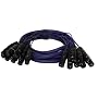 PYLE-PRO PPSN821 - 20 Ft. 8 Channel XLR Male to XLR Female Snake Cable