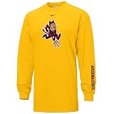 Nike Arizona State Sun Devils Yellow Classic Logo Long Sleeve T-shirt