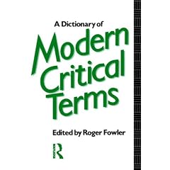 Dictionary of Modern Critical Terms