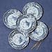 Set of 5 Japanese Pomegranate Imari Porcelain Plates