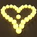 BEST FLAMELESS TEA LIGHTS(24 Pack) - LED Tea Lights Look Authentic, No Drips, No Mess - Bonus 6 Designer Decorating Bags For Free Worth $6 - Battery Tea Lights for Any Occasion:Weddings, Home Decor & Christmas - Best Quality Yellow Flickering Flame Electric Led Candles