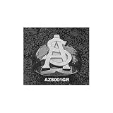Arizona State Sun Devils Solid Sterling Silver Interlocked ''AS'' Ring Size 9 1/2