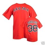 CURT SCHILLING Boston Red Sox (100% Cotton) ADULT T-SHIRT with Name & Number