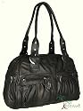 CAPRICE LARGE LEATHER UNDERARM SHOULDER BAG