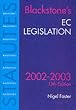 EC Legislation (Blackstone's Statutes)