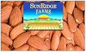 Almonds, Roasted, No Salt--12/8 oz. bags