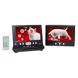 Magnavox 7" Dual Screen Portable DVD Player - Black (MPD722D)