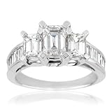 Three-Stone Diamond Ring 3ctw