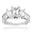Three-Stone Diamond Ring 3ctw - Size 6