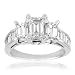 Three-Stone Diamond Ring 3ctw