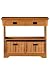 Craftsman Two-drawer Console With Wicker Baskets