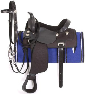 King Series Synthetic Western Trail Saddle Package On Sale