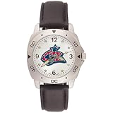 LogoArt Columbus Blue Jackets Men's Leather Pro Watch