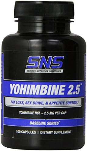 Serious Nutrition Solution Yohimbine 2.5, 100 capsules