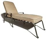 Strathwood Bainbridge Cast Aluminum Chaise Lounge with Cushion