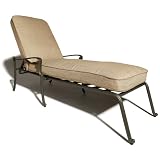 Strathwood Bainbridge Cast Aluminum Chaise Lounge with Cushion