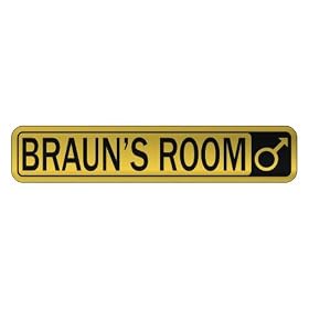  BRAUN 'S ROOM  STREET SIGN NAME by topexpressions