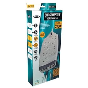 Belkin Surgemaster 8 Way 2m Cable  Phone/Modem/DSL/Broadband and Arial/ Cable/ Modem Protection