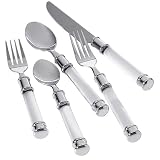 Duplex Clear 20-pc. Flatware Set with Caddy