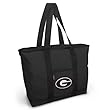 Georgia Bulldogs Tote Bag Black Deluxe University of Georgia - For Travel or Beach Best Unique Gift Ideas for Her, Women, or Ladies